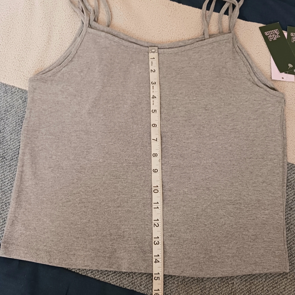Wild Fable Set Of 3 NWT Gray Cami Tops - Picture 7 of 7